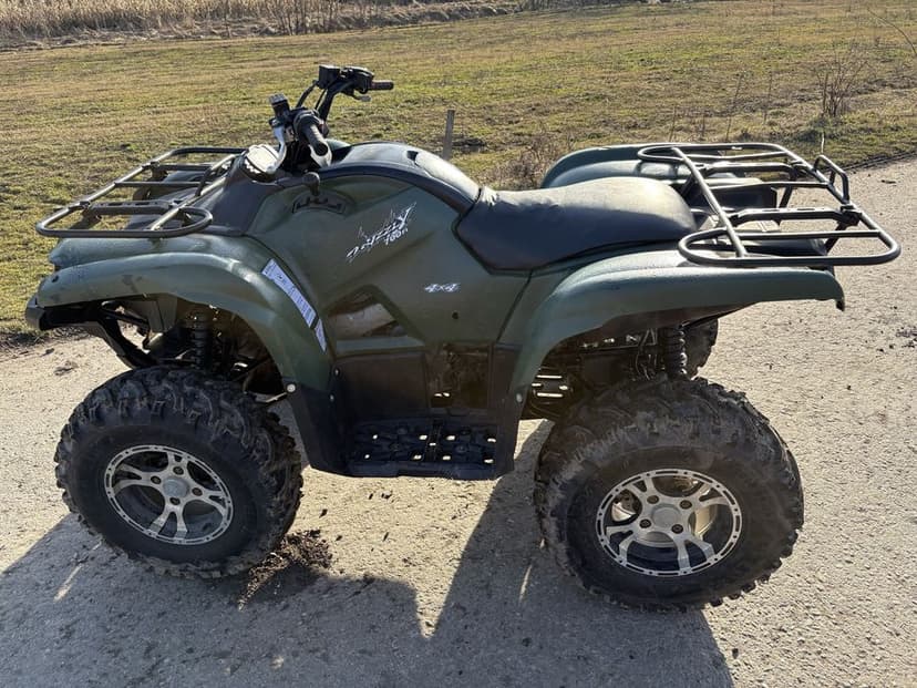 Vand atv yamaha grizzly de 700cm 4x4 cu servi