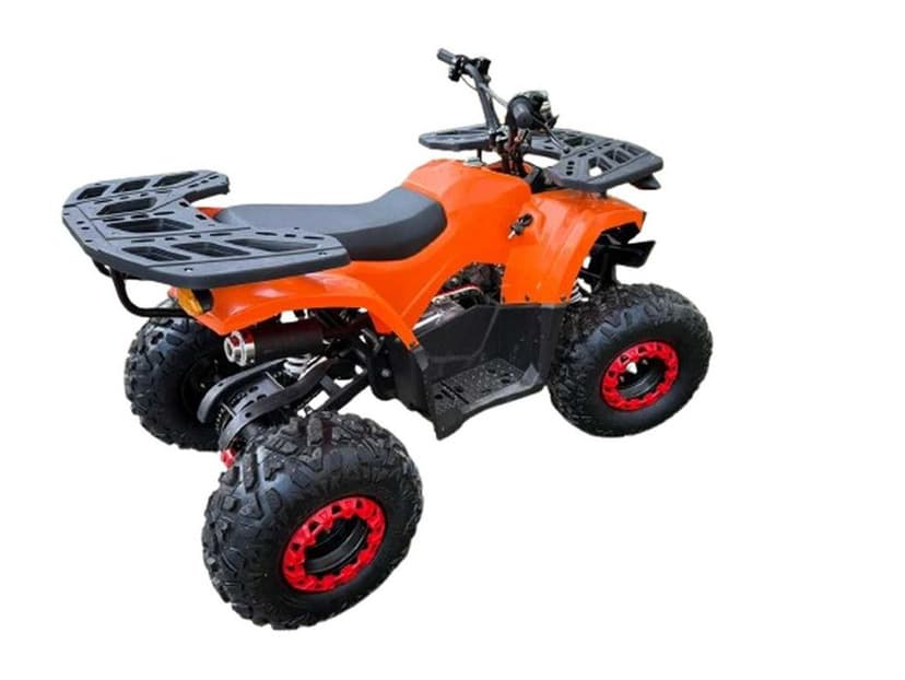ATV 125 cc Model Nou Full Options Sasiu Ranforsat Roti 8" Portocaliu