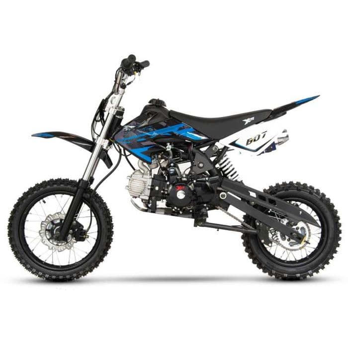 Motocicleta Cross/Enduro copii 4T XTR 607, 125cc,17/14,negru/albastru