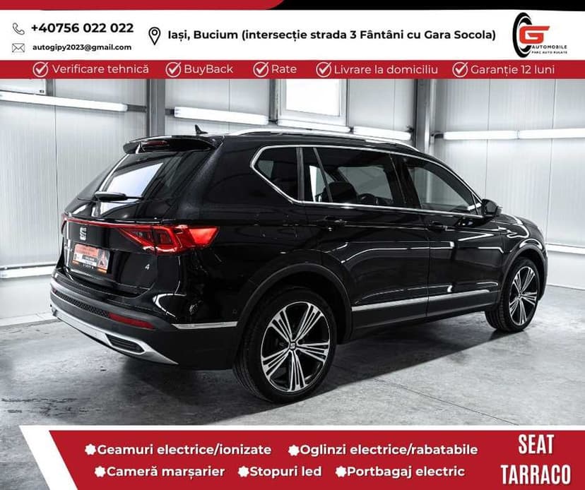 SEAT TARRACO XCELLENCE 4DRIVE Fab2021 Diesel 200CP Dsg Dotări de TOP