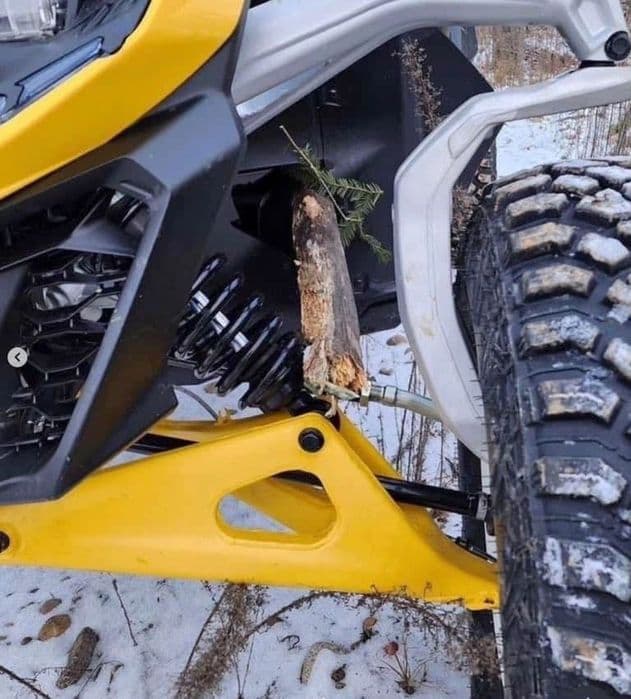 Scut protecrii picioare anti copaci BRP Can-am maverick R