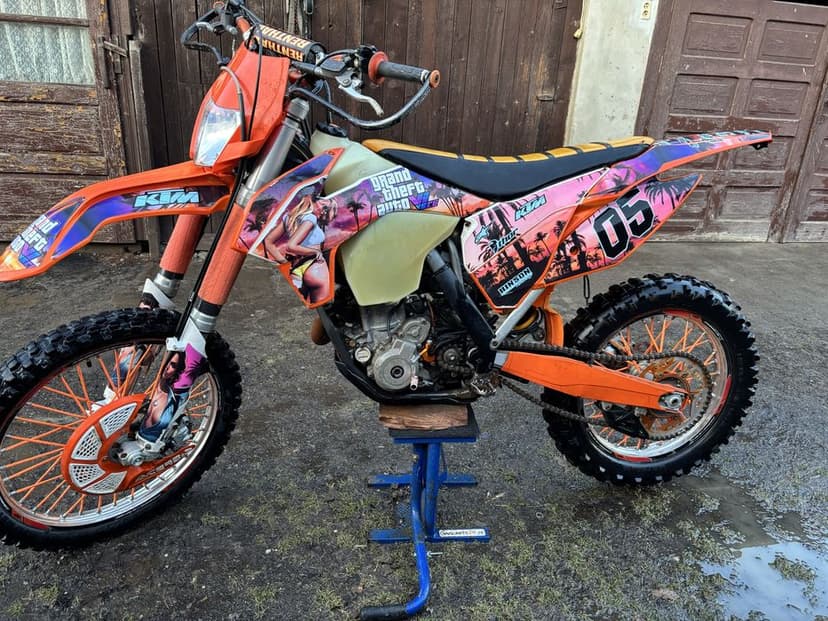 Ktm exc-f 250 2016 sau schimb cu atv