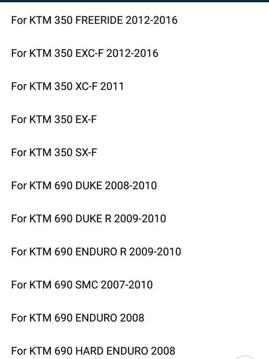 Pompa benzina, furtune benzina  KTM 2011-2023 Husqvarna, KTM Freeride