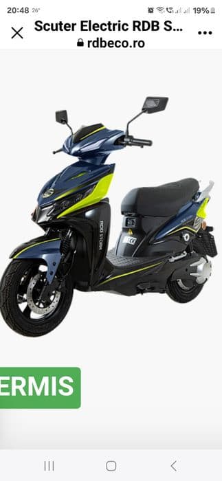 Vând scuter electric aproape nou nouț strom