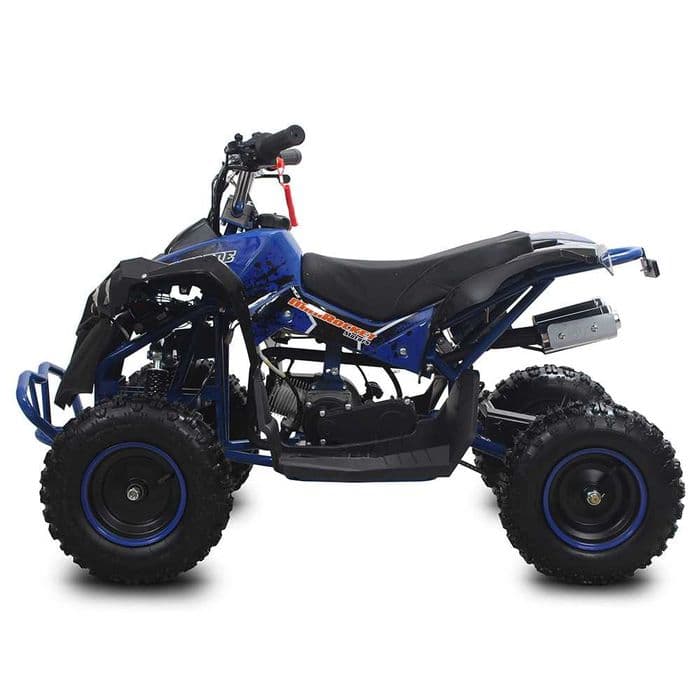 Atv copii 49cc Minigade 6" pornire electrica albastru
