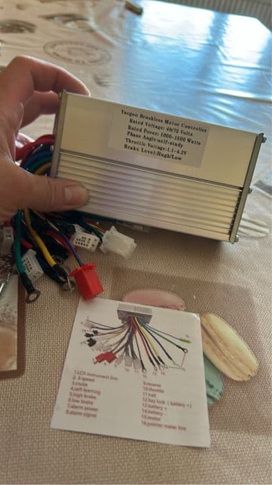 Moped z-tech(baterie noua)(controller nou)(maneta nou) becuri led