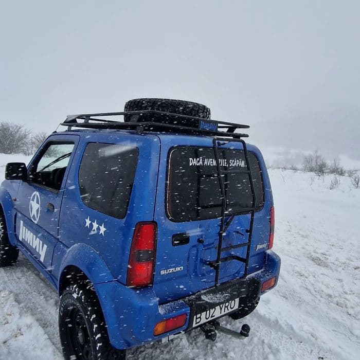 Roof rack / portbagaj si scara suzuki jimny  4x4 off road overlanding