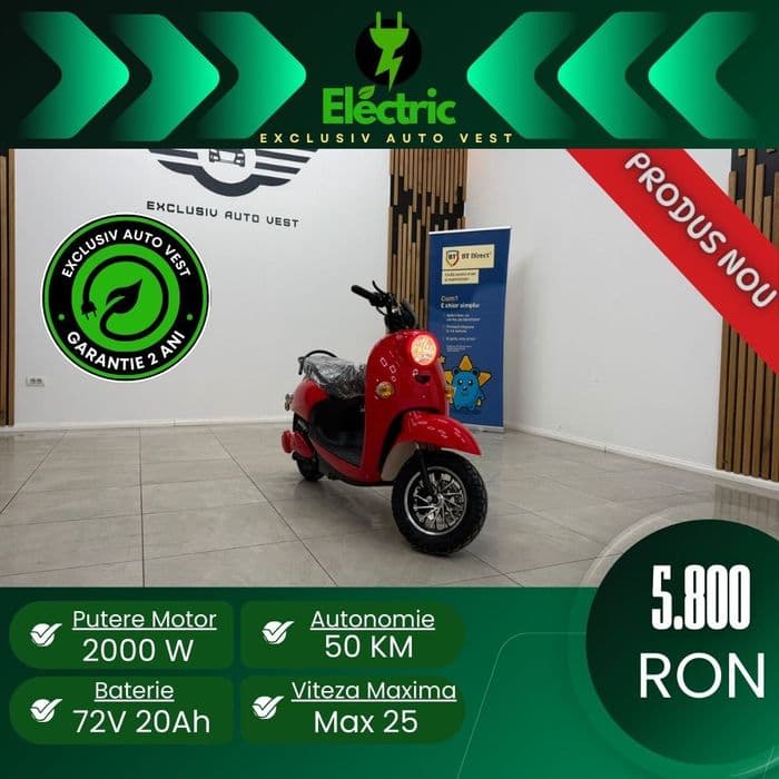 Tricicluri electrice fara permis, scutere electrice , atv uri