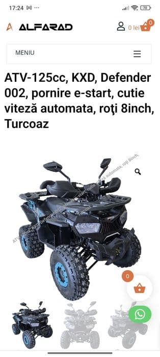 ATV KXD - Defender 002- 125cc