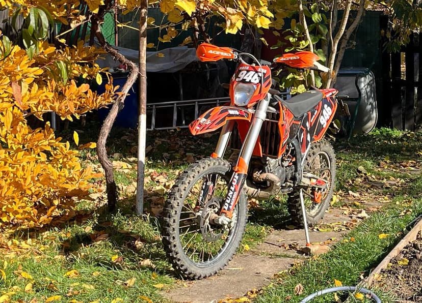 cross enduro KTM EXC 200 cu acte, inmatriculat, cu accesorii