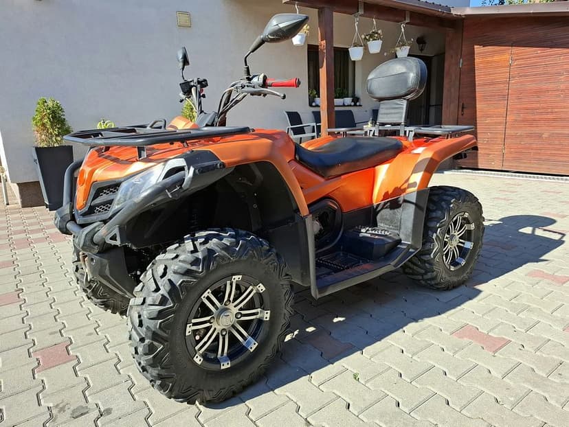 CF Moto 450L 4x4 din 2020 Numere NEGRE