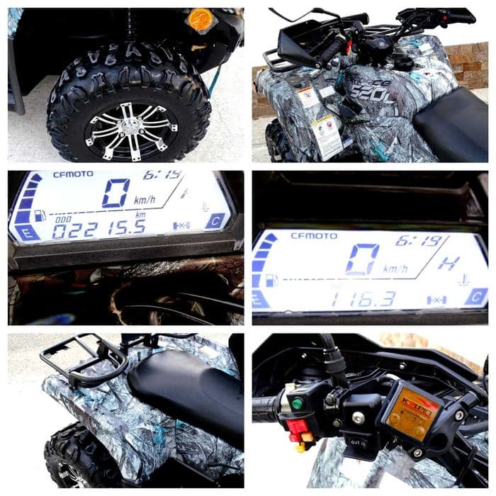 ATV cfmoto 520L, an 2020, 2200 km