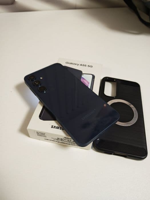 Samsung A55 Black Că Nou Factura Garanție eMag Fullbox totul original