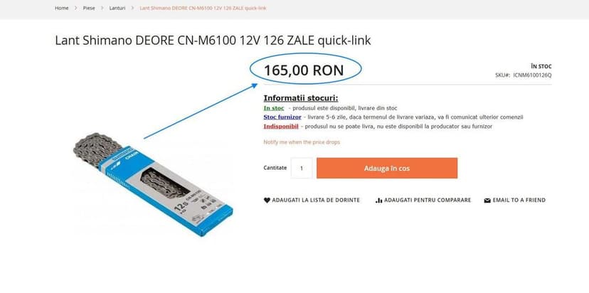 Piese  bicicleta; Lanțuri Shimano Deore, Pedale, Pompe,(Super Ofertă).