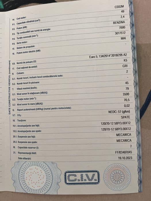 Aprilia SXR 50 an 2023