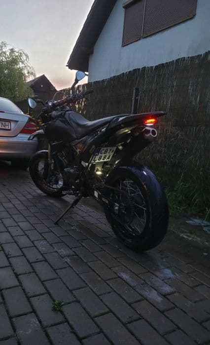 Supermoto  125 z silnikiem suzuki GN po remoncie