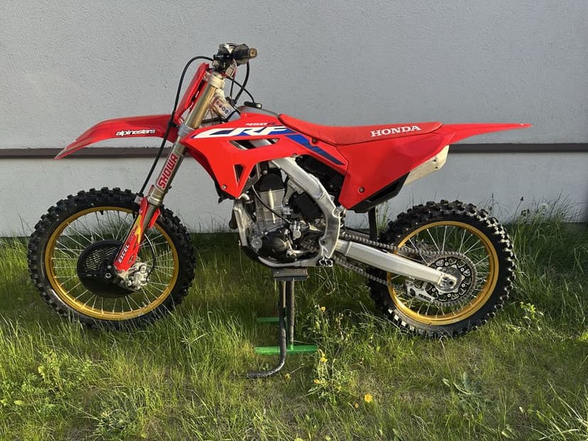 Honda CRF 450 R 2023 tłumik fmf 4.1 koła na piach xtrig 66mth