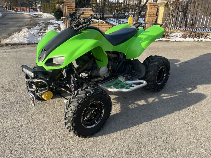 Quad Kawasaki KFX 700 V-Twin, HMF! Transport!