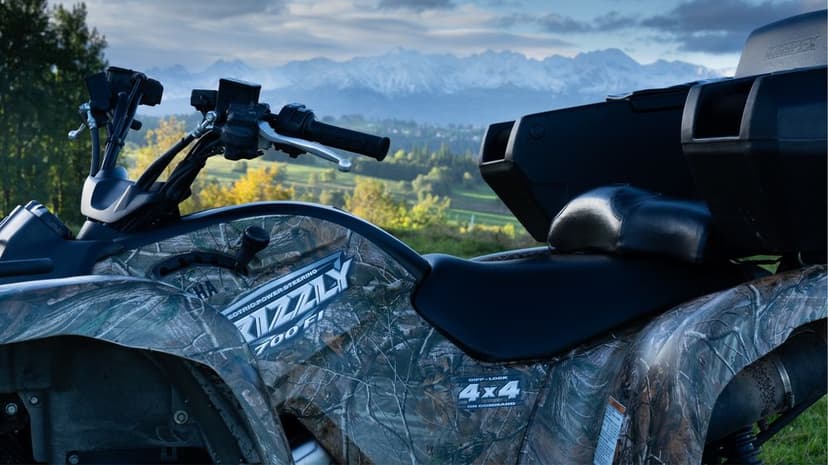Yamaha Grizzly 700 FI • 1 właściciel • niski przebieg • pług