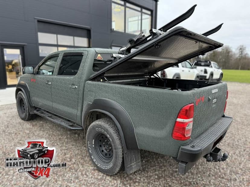 Pokrywa paki Aluminiowa Klapa Toyota Hilux 2005 Relingi Uchwyty rower