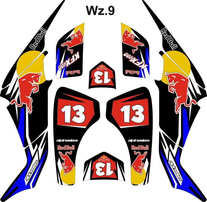 Naklejki kawasaki KFX400