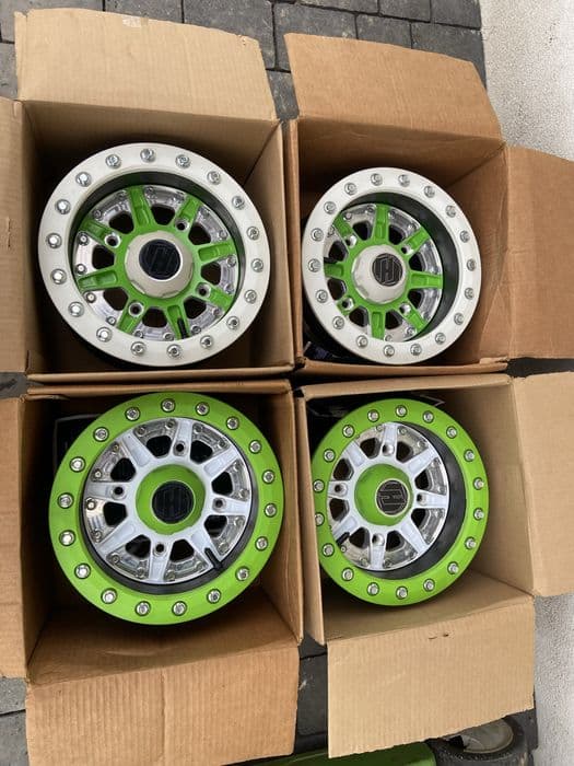 Felgi nowe beadlock 12 cali carbon Hiper polaris sportsman scrambler