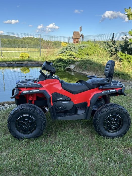 Quad na akumulator Can-Am 24V Outlander ATV 4x200W Miękkie koła
