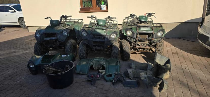 Quad Kawasaki Brute Force KVF 300 ! 2017r! Kymco Mxu! Pakiet 3 sztuki!