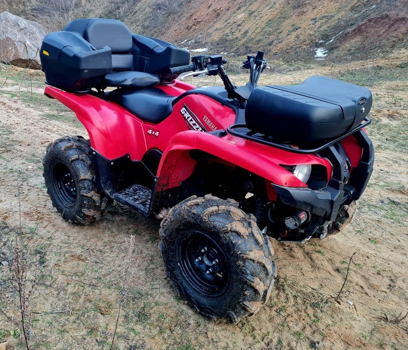 YAMAHA GRIZZLY 700CC zarejstrowana ubezpieczona ŚLICZNY stan kufry