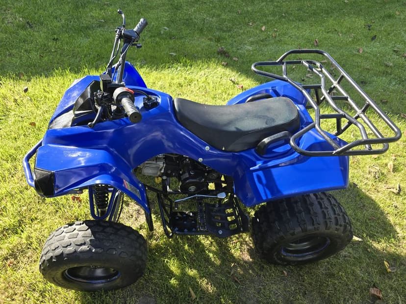 Quad 125 biegi 3+1, duża rama XL koła 8cali