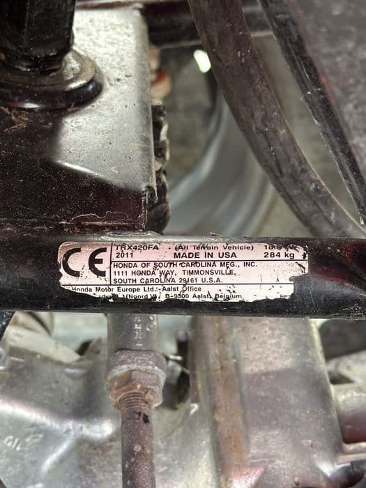 Honda trx420 4x4