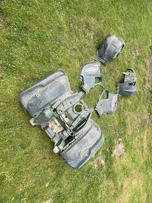 Plastiki owiewki osłony Yamaha grizzly 550/700 komplet