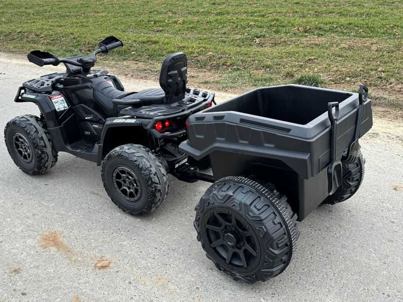 QUAD + PRZYCZEPA Can-am outlander 24V 4x200W DK-ca005 dla dzieci