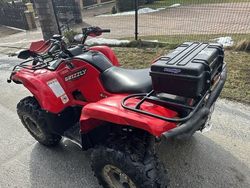 Zarejestrowana Yamaha Grizzly 700 EPS wspomaganie kierownicy doposażona