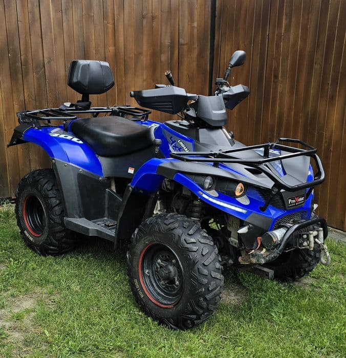 Quad Linhai 300 cm3 z pługiem szybki Stan super dwuosobowy 2 osoby