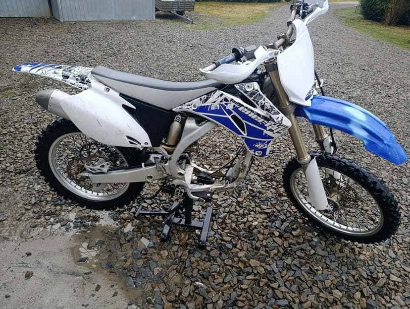 Yamaha WR yz250f - części, koło, zawieszenie, plastiki
