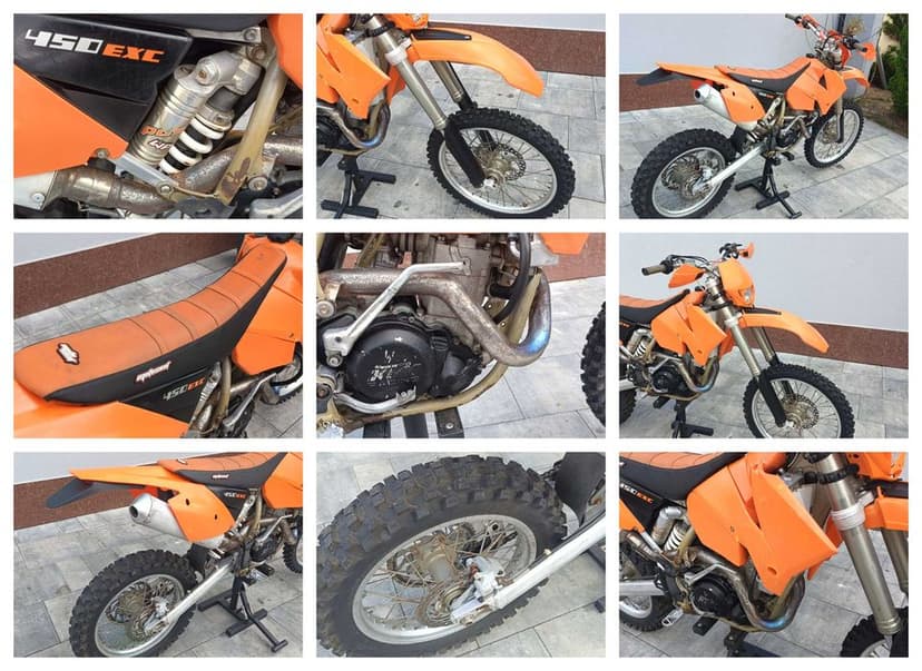 KTM EXC 450 Racing, 2004 r. MotoSeat, raty na oświadczenie, transport!