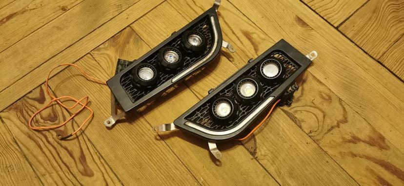 Polaris rzr 1000 lampa lampy reflektor reflektory przód led ring