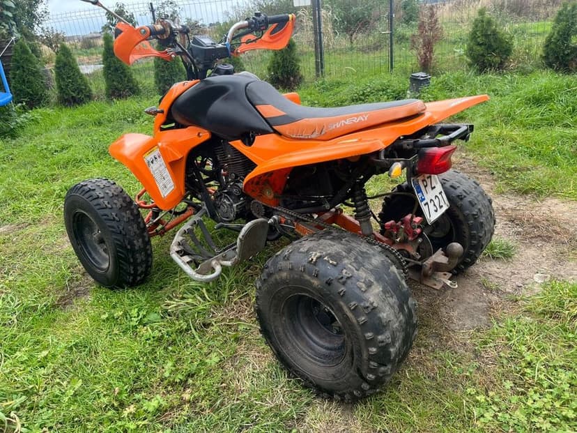 Shineray stxe 250 zarejestrowany wydech akrapovic 4 biegi wsteczny