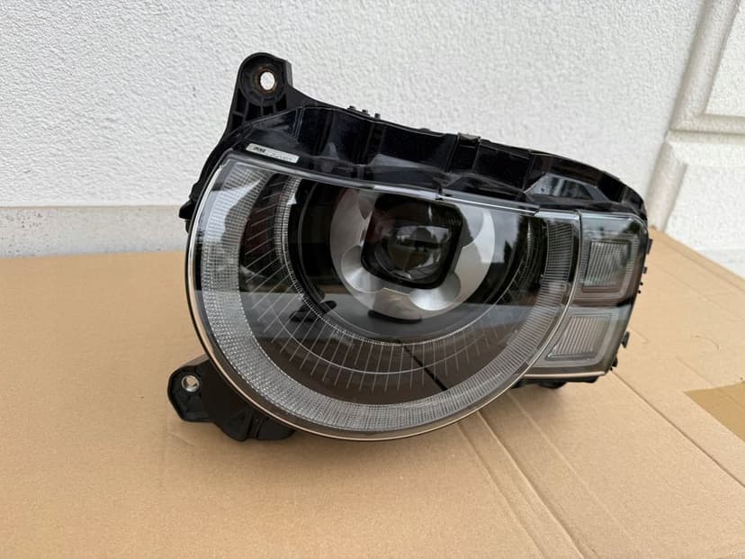 land rover defender ii l663 2020- lampa lewa matrix full led kpl demont eu