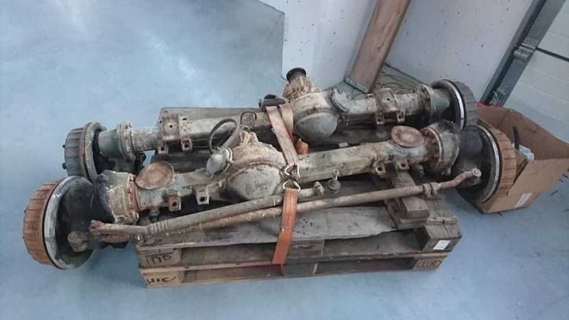 Mosty Volvo Laplander Zwolnice portalowe blokada offroad DANA  zmota