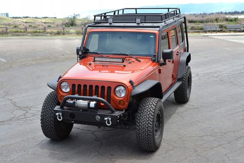 jeep wrangler jk 2007-2018 4 drzwi bagażnik dachowy z koszem