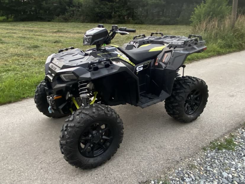 Wahacze zwrotnica plastiki półoś lewa prawa dyfer most Wariator skrzynia amortyzator plastiki owiewki Polaris sportsman 1000S koła felgi lampa