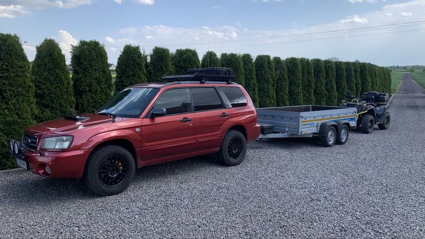 Subaru forester sg 2.0 XT turystyka offroad lift panorama skory auto