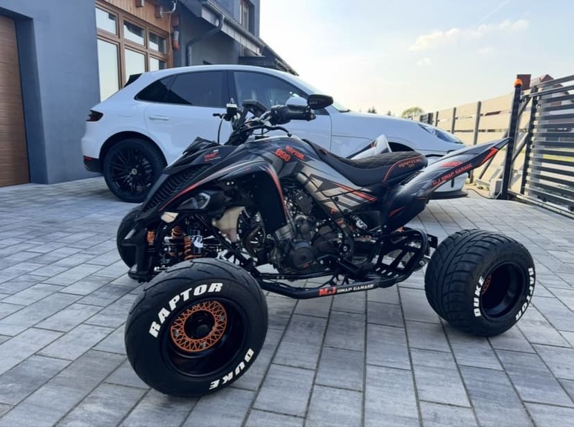 Yamaha Raptor swap ktm duke 890r 125 km
