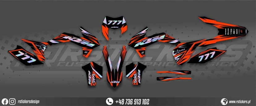 Okleina KTM SX EXC