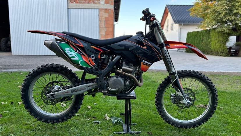 KTM 250 sxf rozrusznik wtrysk
