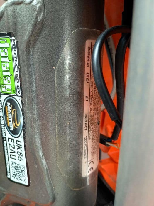 Motocykl KTM sxf-450