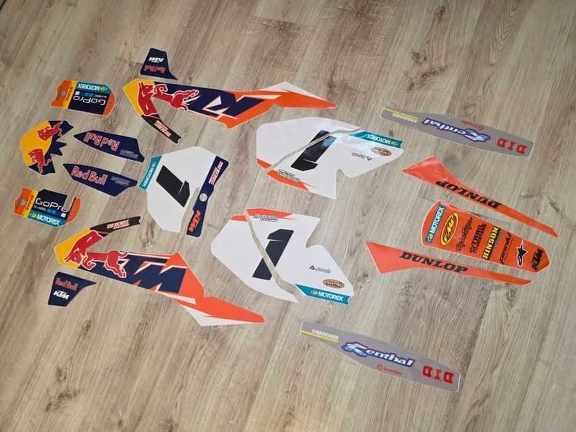 Okleina grafika KTM sx 65 r. 16-23 gruba ! 500 mikronów