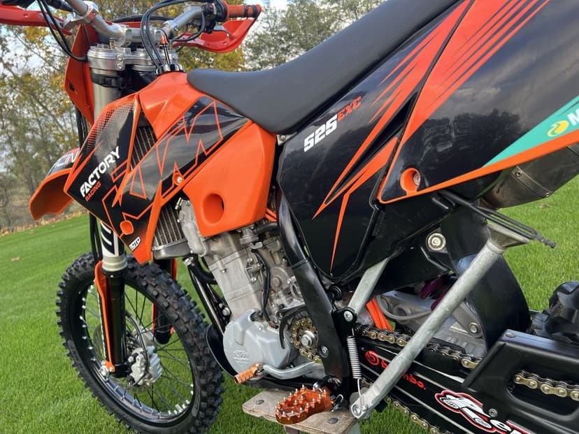 Ktm exc 525 zarejestrowany